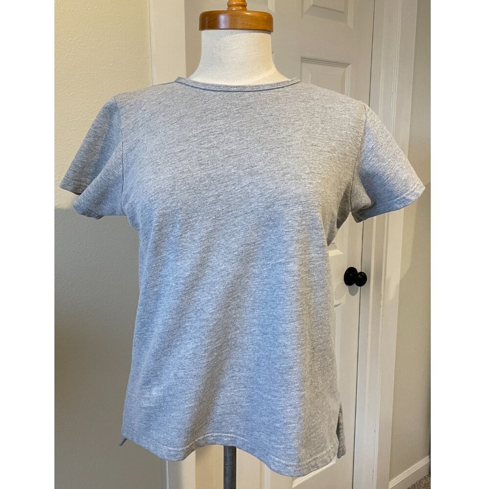 VEER Androgynous Tee T-Shirt Short Sleeve Light Gray Heathered Size M